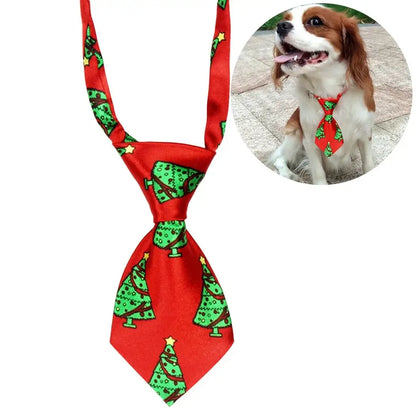 Christmas Dog Tie