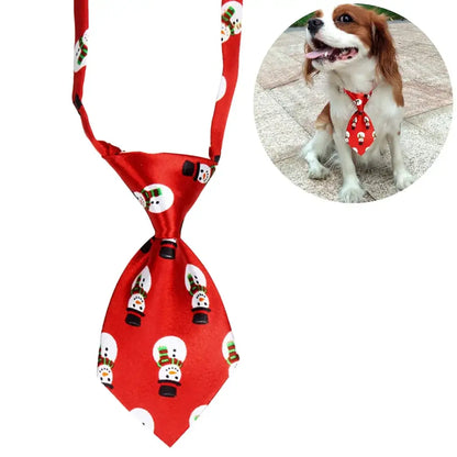 Christmas Dog Tie