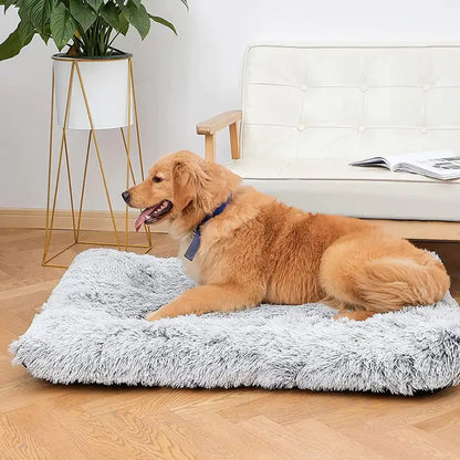 Soft Calming and Anti-Anxiety Plush Dog and Cat Bed