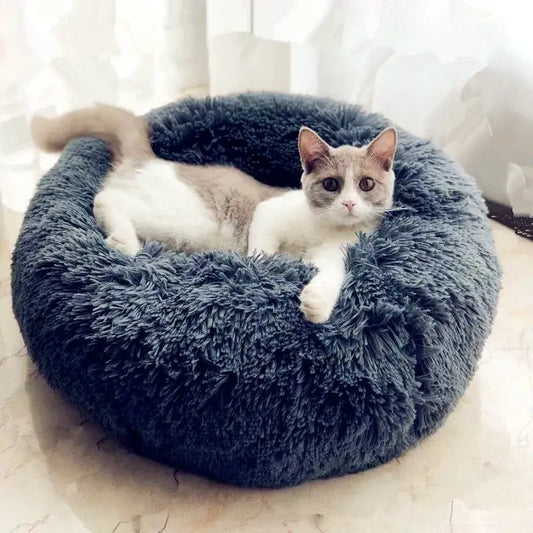 Round Bed Sleeping Cushion for Cat and Pet Dog