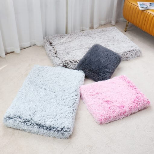 Soft Calming and Anti-Anxiety Plush Dog and Cat Bed