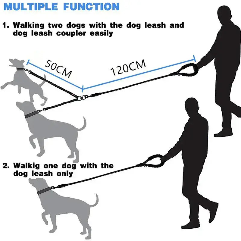 Double Lead Dog Leash