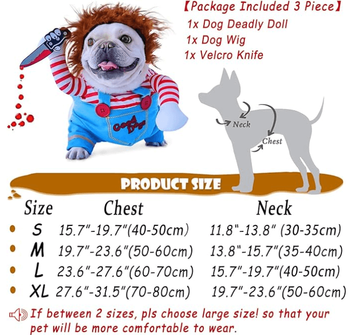 Chucky Dog Costume