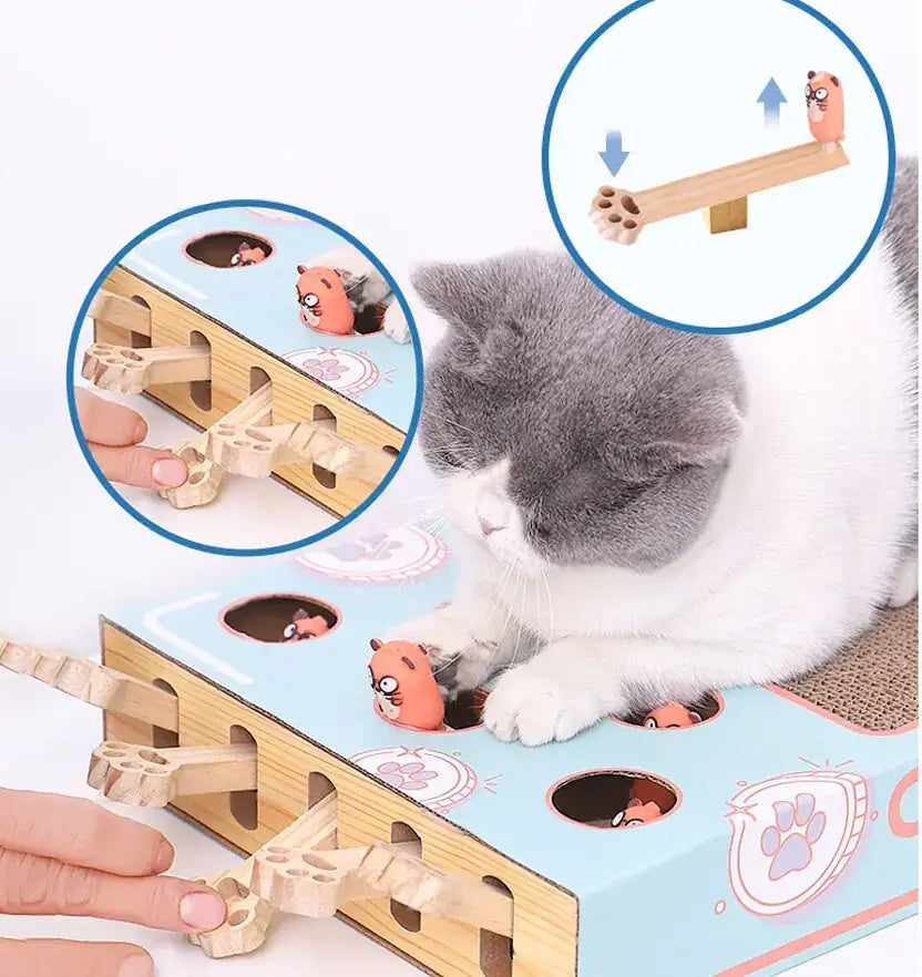 Wack-a-Mole Playboard for Cats