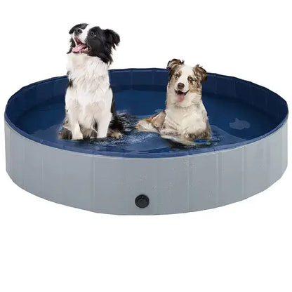 PVC Foldable Dog Pool Pet Bathtub Wash Pool Outdoor Indoor Swimming Tub Summer Cooling Bathing