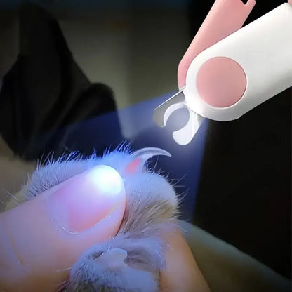 Professional Pet Nail Clipper with LED Light