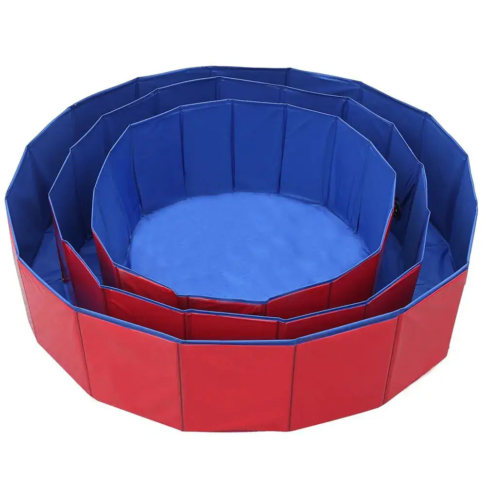 PVC Foldable Dog Pool Pet Bathtub Wash Pool Outdoor Indoor Swimming Tub Summer Cooling Bathing